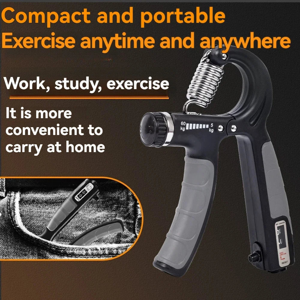 Kit Avant-Bras complet 5 pièces – Pince réglable 5-60 kg avec compteur