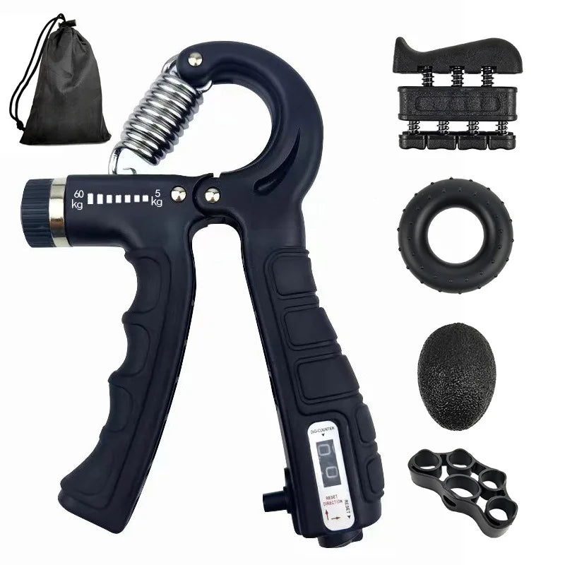 Kit Avant-Bras complet 5 pièces – Pince réglable 5-60 kg avec compteur